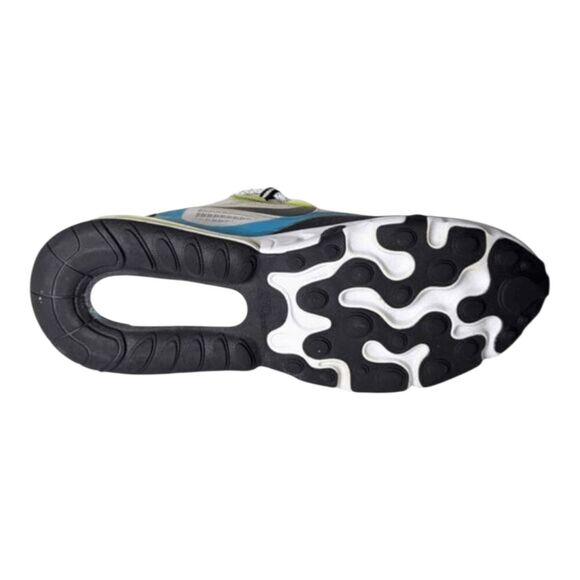 NIKE Air Max 270 React 'Oracle Aqua Ghost Green' Running Shoes Size 8 - Picture 8 of 9